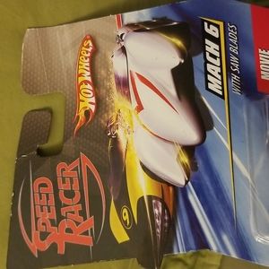 COLLECTIBLE (NEW) '07 Speed Racer Mach 6 w/ sawblades!